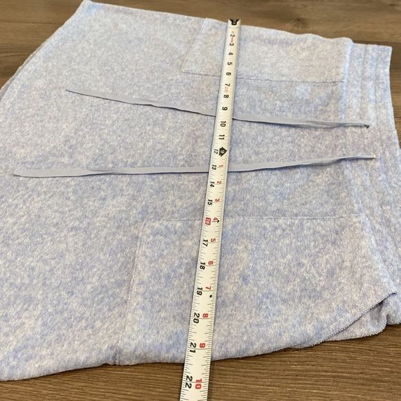 J.Jill Pure Jill Blue Terry Cloth Swimsuit Cover Up Skirt Size MP - Picture 7 of 10